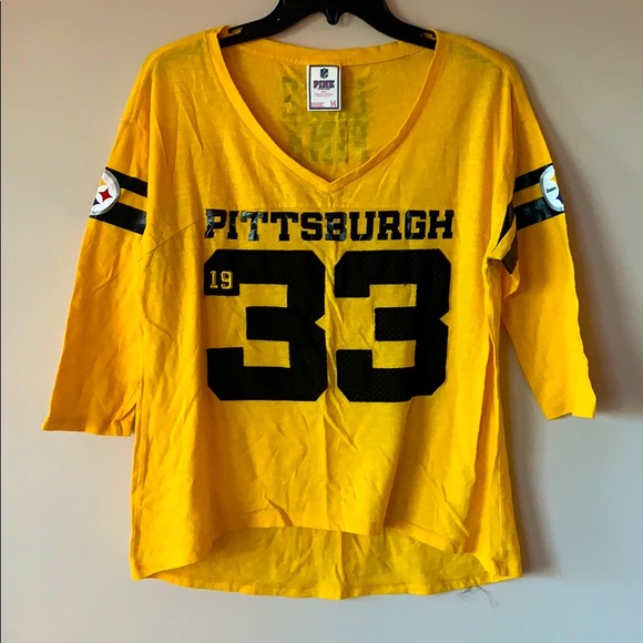 PINK Victoria's Secret Tops - PINK Victoria’s Secret vintage Steelers shirt
